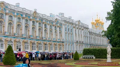 Екатерининский дворец в Царском Селе (г. Пушкин), Санкт-Петербург, Россия  Stock Photo | Adobe Stock