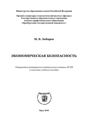 Экономическая безопасность в обеспечении развития социально-экономической  системы региона: теория и методология | Президентская библиотека имени Б.Н.  Ельцина