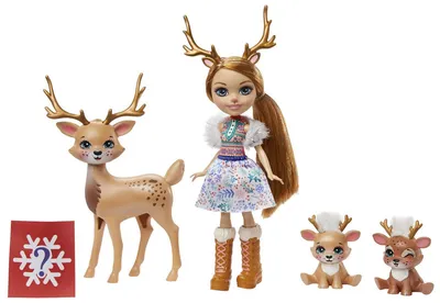 New 2020 Enchantimals Family winter themed dolls and animals: Reindeer,  Snowy Owl and Polar Bear - YouLoveIt.com