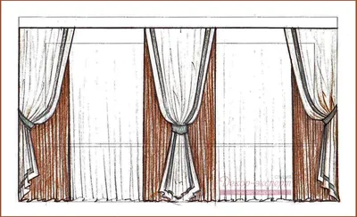 Эскизы штор - Tissu - студия интерьера и текстильного дизайна