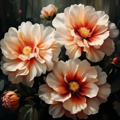 Очень эстетичные и красивые цветы» — создано в Шедевруме