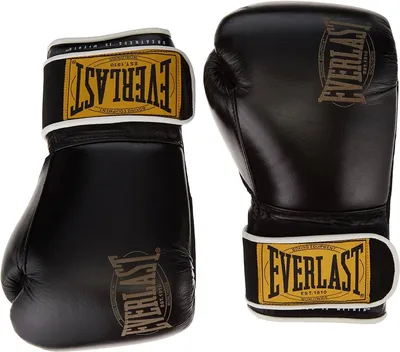 Everlast Powerlock Laced Training Gloves Red/Grey | FIGHT SHOP