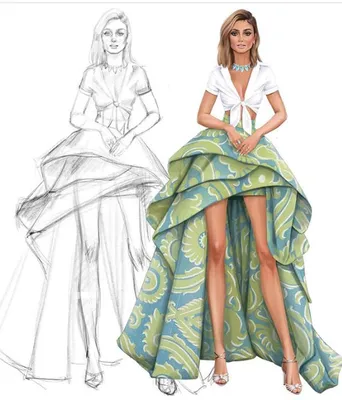 Beautiful dresses fashion illustration by Tess on Trendy Art Ideas