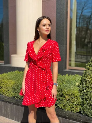 Стильные фасоны платьев с запахом на фотках