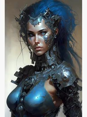 Fantasy Hairstylist Of Sci-fi Android Elf by ameshin on DeviantArt