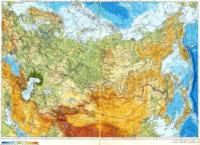 Иллюстрация 1 из 1 для Физическая карта России. Федеративное устройство РФ  | Лабиринт - книги. Источник: Лабиринт