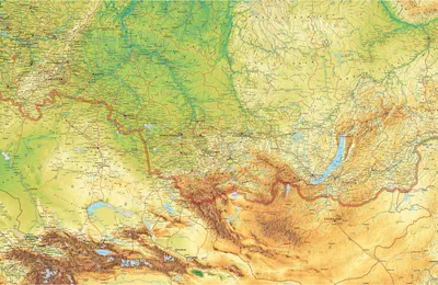 Карта России РУЗ Ко Физическая. Российская Федерация. Новые границы РФ.  купить по цене 373 ₽ в интернет-магазине Детский мир