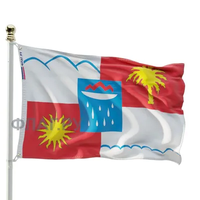 Флаг.ру: Флаг города Сочи 90х135 из флажной сетки | 90x135