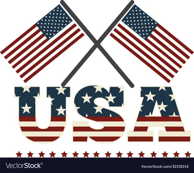 Usa Flag Sign Stock Illustration - Download Image Now - American Flag,  Flag, USA - iStock