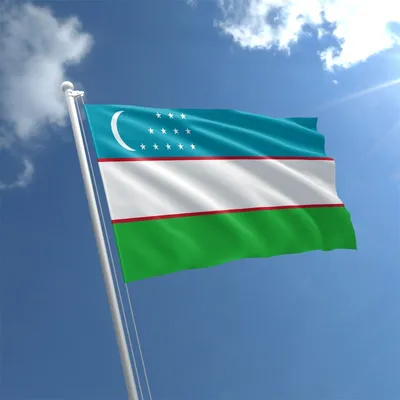 Flag of Uzbekistan Stock Photo by ©adempercem 82617998