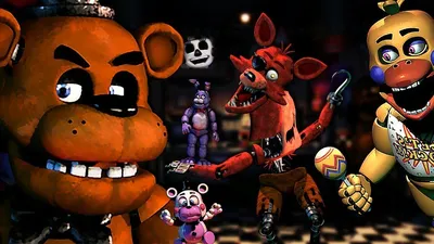 ПРОХОДИМ ПЯТУЮ НОЧЬ ФНАФ АНИМАТРОНИКИ FNAF 1 COOP - YouTube