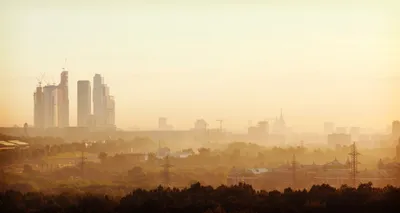 Обои на рабочий стол Ночная Москва, Россия / Moscow, Russia отражается в  водах реки, обои для рабочего стола, скачать обои, обои бесплатно