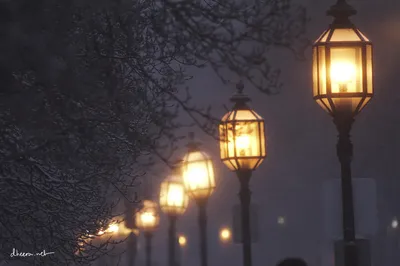 Чугунные уличные фонари - парковое, дорожное освещение