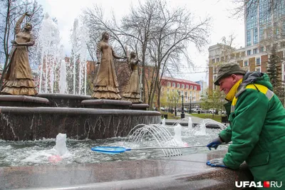 Отзыв о Светомузыкальный фонтан \"Семь девушек\" (Россия, Уфа) | Красиво,  идеальное место для отдыха