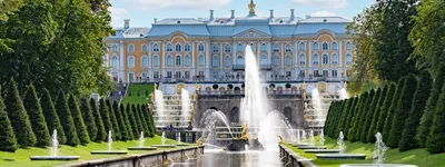 Фонтаны ночью. Петродворец. (Peterhof). Петергоф (Петродворец). Фото Санкт- Петербурга и пригородов