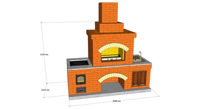 Барбекю с русской печью и казаном. Печных дел мастер. Roy-Pech.ru