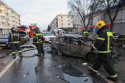 Белгород после обстрела. Фотографии — РБК