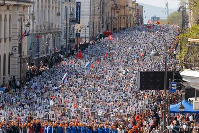 Фото бессмертный полк Владивосток фотографии