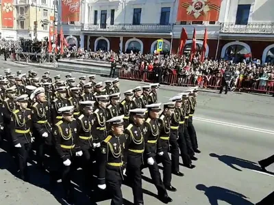 Военный парад, посвященный 70-й годовщине Победы во Владивостоке