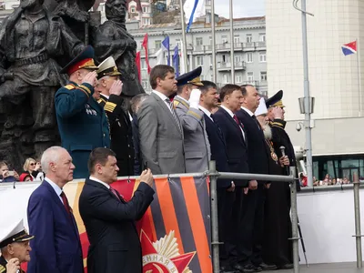 Шествие в память ветеранов \"Бессмертный полк\". 9 мая, Владивосток 2014 |  Пикабу