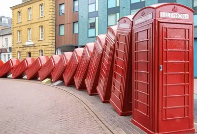 Аренда английской телефонной будки и советской на мероприятие в Москве