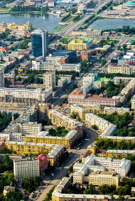 Челябинск с высоты | Пикабу