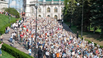 В строю «Бессмертного полка» в Казани прошли 169 тысяч человек - Новости -  Официальный портал Казани