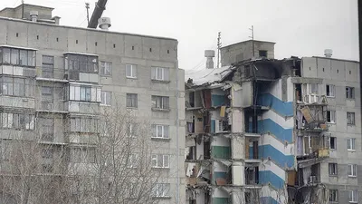 Взрыв газа в Магнитогорске.обрушен подъезд 9и этажного дома. | Пикабу