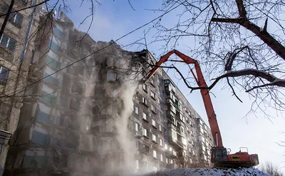 Последствия взрыва газа в Магнитогорске - страшные видеокадры с воздуха -  02.01.2019, Sputnik Таджикистан