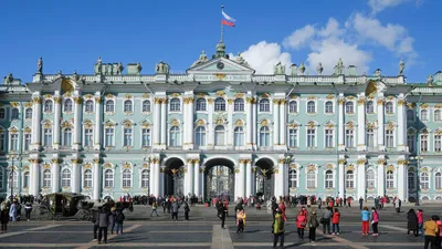 Ночью на Дворцовой площади. Фото Петербурга. Фото Санкт-Петербурга и  пригородов