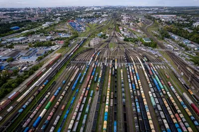 Хабаровск и окрестности с высоты птичьего полёта.