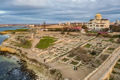 Древний город Херсонес Таврический в Севастополе, HD-фотографии