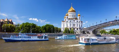 Храм Христа Спасителя - свадебная фотосессия и прогулка в Москве