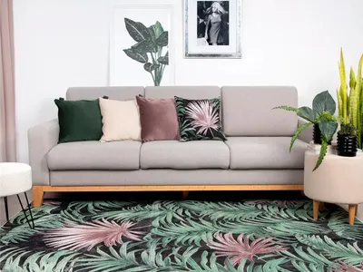 10 красивых ковров для гостиной