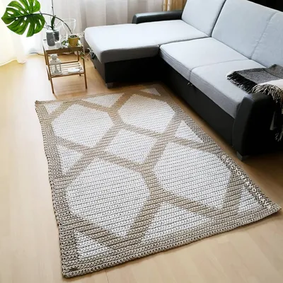 18 идей потрясающе красивых, уютных и простых ковров, которые вяжутся  обычным крючком | Бабушкин градус | LetLer | Дзен