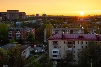 Красивые кадры ночного Волгодонска с высоты птичьего полета запечатлел  местный житель