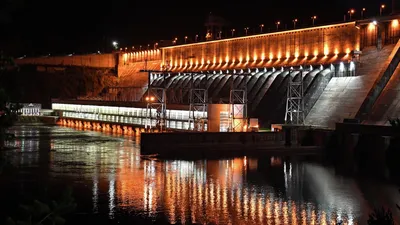 Водосброс на Красноярской ГЭС | Русское географическое общество