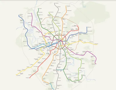 Карта метро Москвы - новости строительства и развития подземных сооружений