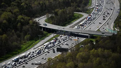 Трасса М11, «Москва-Санкт-Петербург», (0,5 км от МКАД) (B) в Москву  Суперсайт 5х15 статика | DF Media