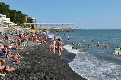 Городской пляж Робинзон, пляж, Краснодарский край, Сочи, поселок Кудепста —  Яндекс Карты