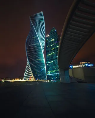 Танец в ночи Evolution Tower Москва-Сити — Фото №1321604