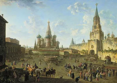 Москва 1800 года на картинах Федора Алексеева