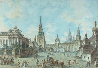 План Москвы 1800 г.