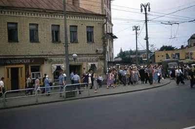 Москва 1956 в фотографиях Жака Дюпакье - Интересные фото