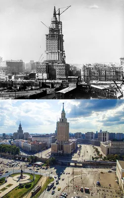 Знаковые места Москвы на снимках разных лет (11 фото) » Триникси