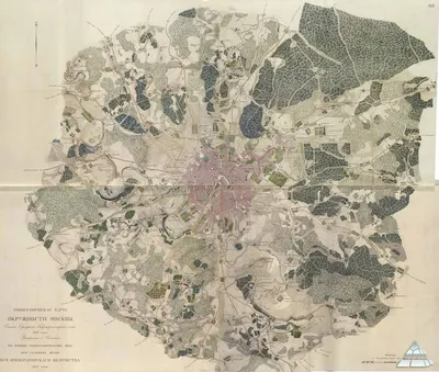 Карта Москвы XIX века высокого разрешения » Карта Москвы XIX века » Галерея