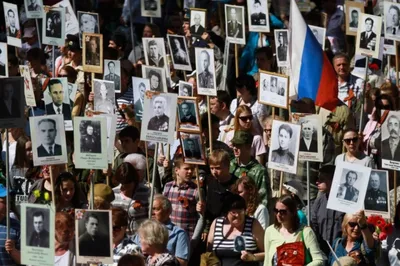 Акция \"Бессмертный полк\" в Нижнем Новгороде 2019