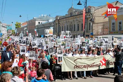 Около 35 тысяч нижегородцев прошло в колонне «Бессмертного полка» 9 мая  2022 года | Нижегородская правда