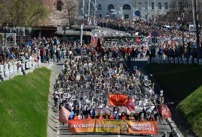 Фоторепортаж: «Бессмертный полк» прошел по Нижнему Новгороду 9 мая |  Открытый Нижний