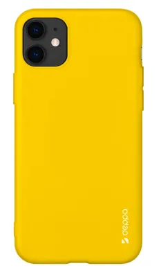 Чехол накладка Deppa Gel Color Case для iPhone 11 (желтый) Екатеринбург -  A66.ru